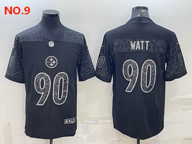 Men's Pittsburgh Steelers #90 T.J. Watt Jersey NO.9;